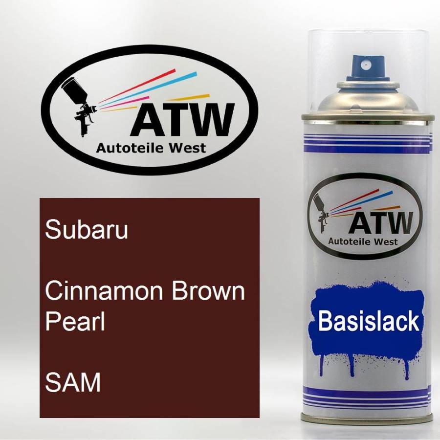 Subaru, Cinnamon Brown Pearl, SAM: 400ml Sprühdose, von ATW Autoteile West.